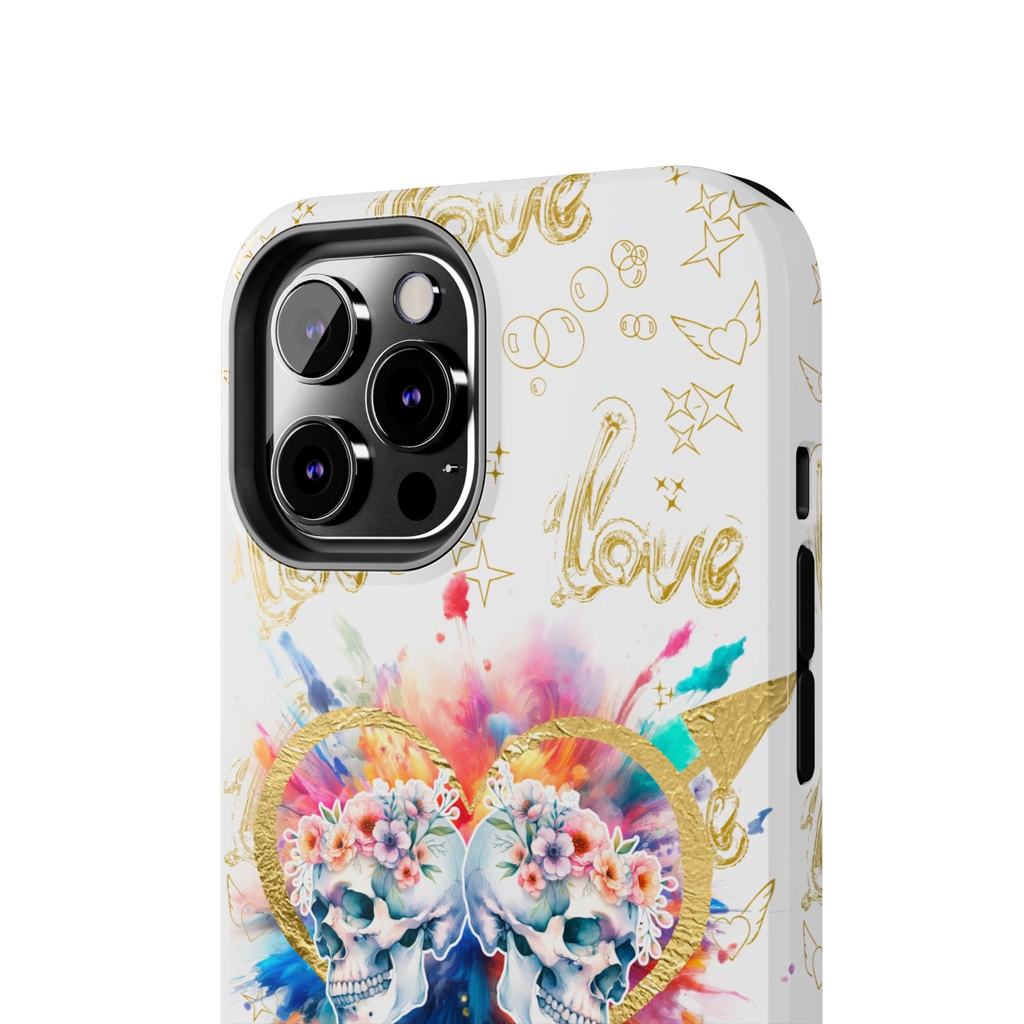Love is Golden Watercolor - Tough Phone Cases