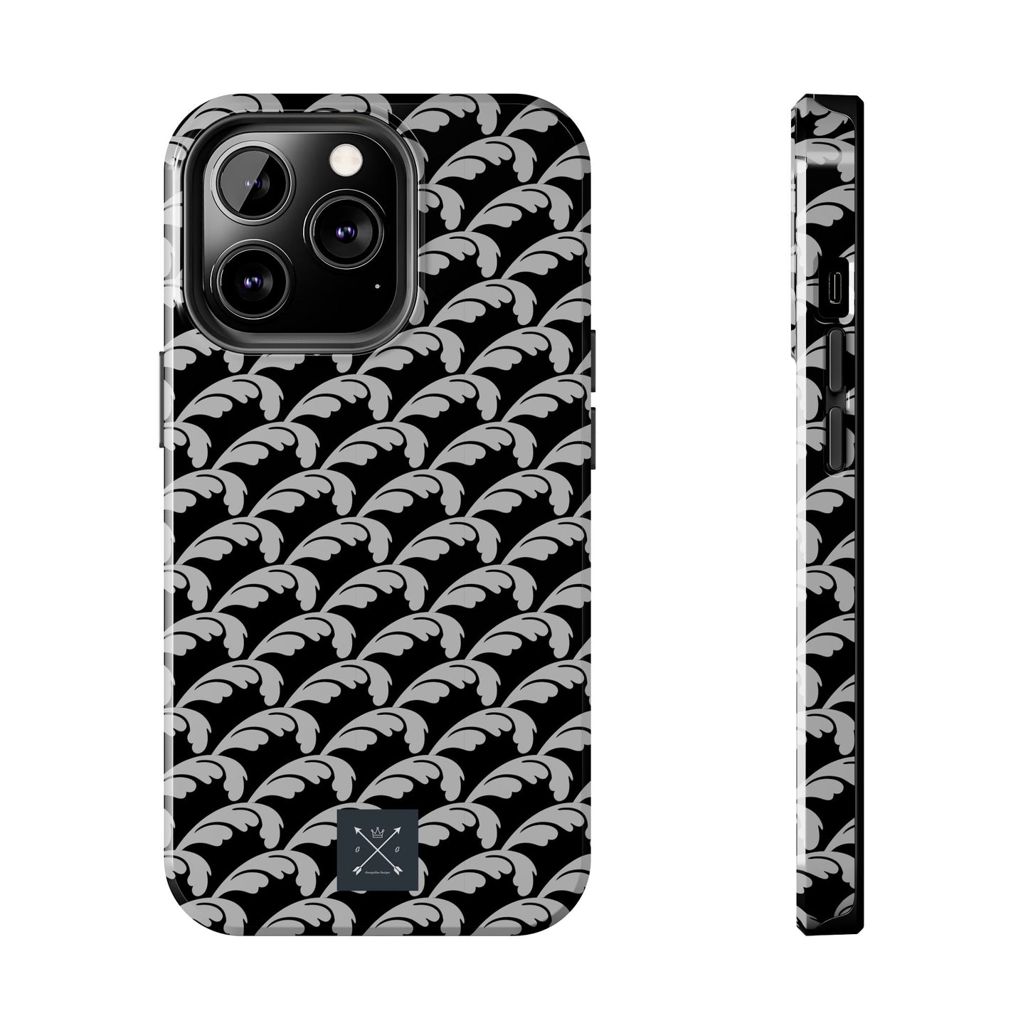 Beautiful Beloved One Flourish (silver/black) - Tough Phone Cases