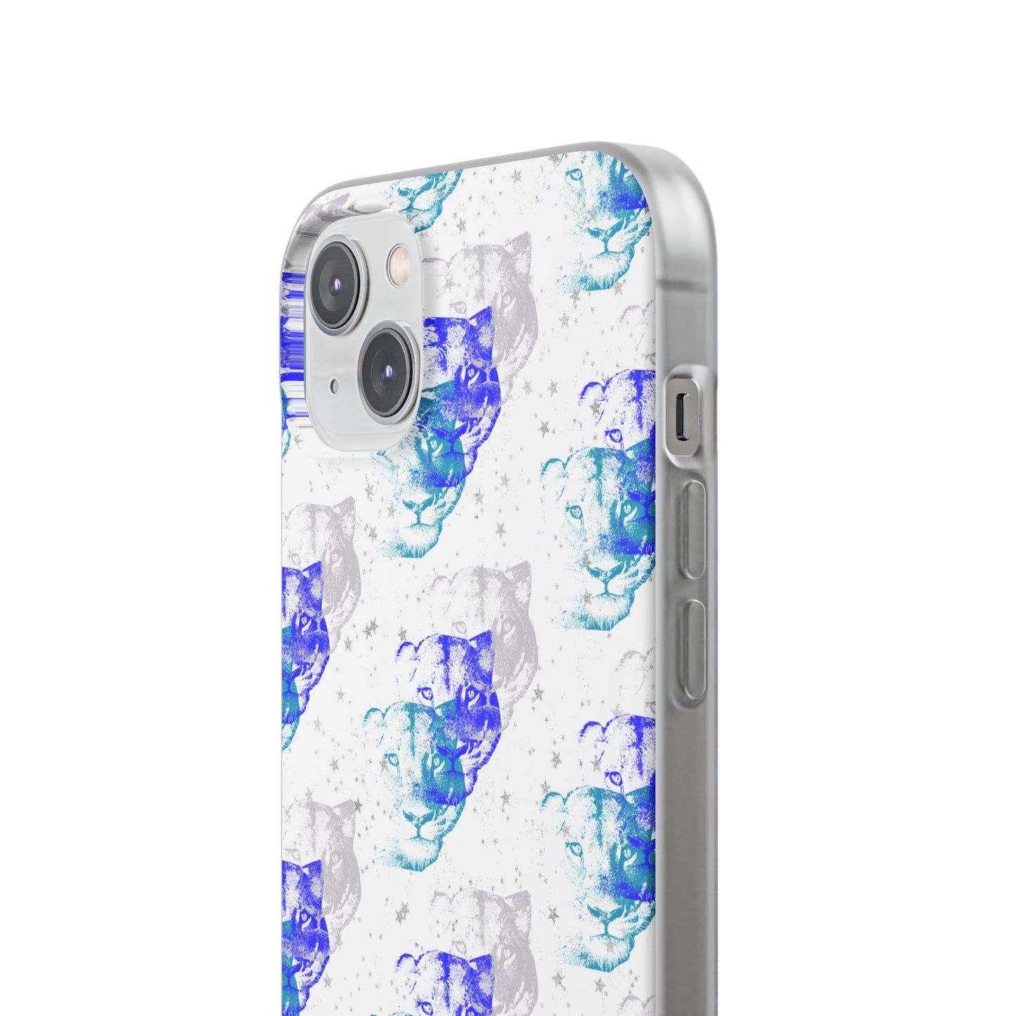 Lioness Arising (white/blue) - Flexi Phone Cases