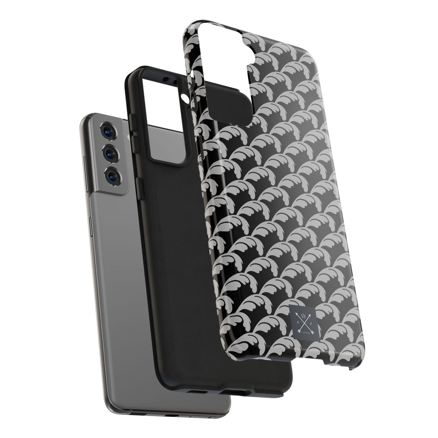 Beautiful Beloved One Flourish (silver/black) - Tough Phone Cases