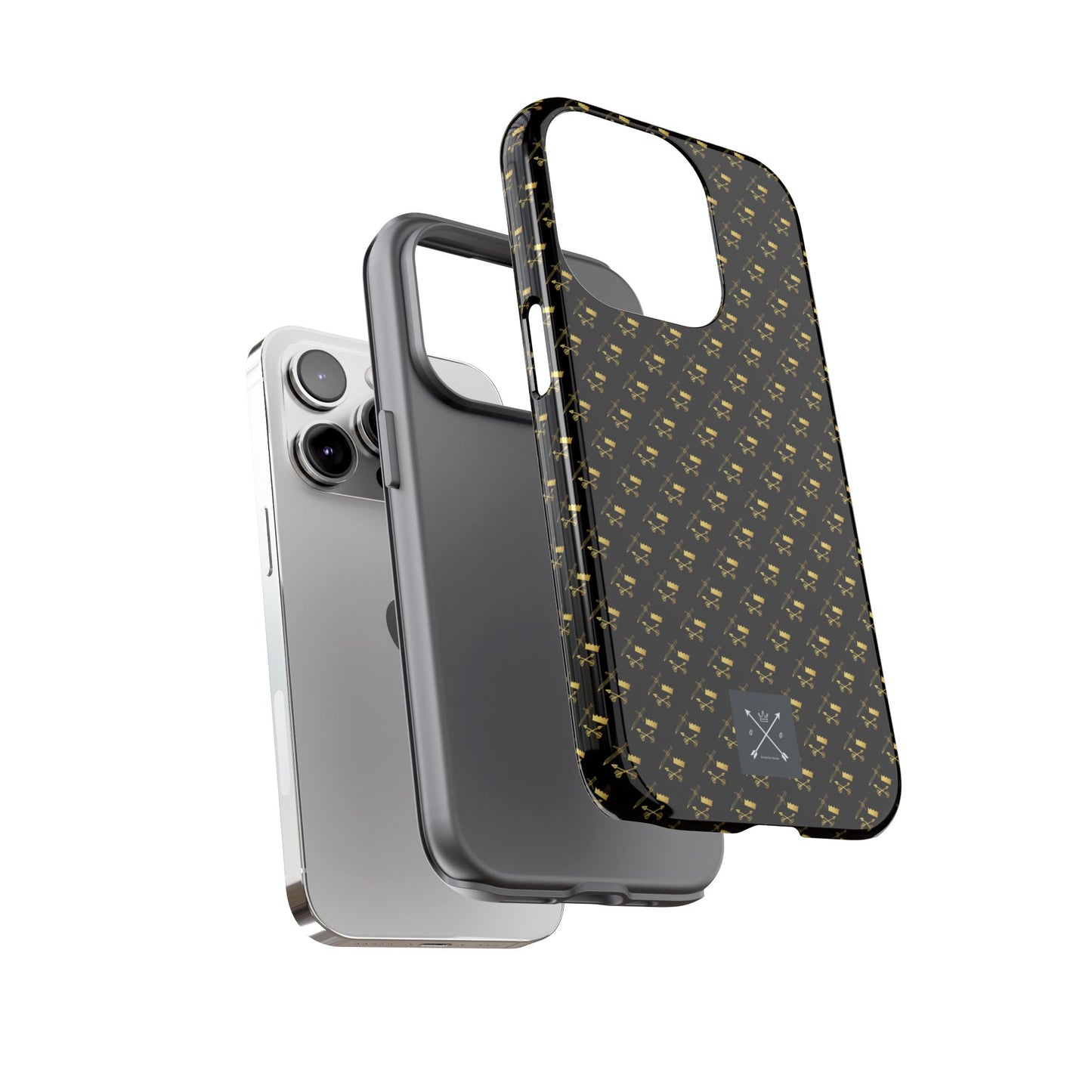 Gold and Bold Warrior Pattern - Tough Phone Cases