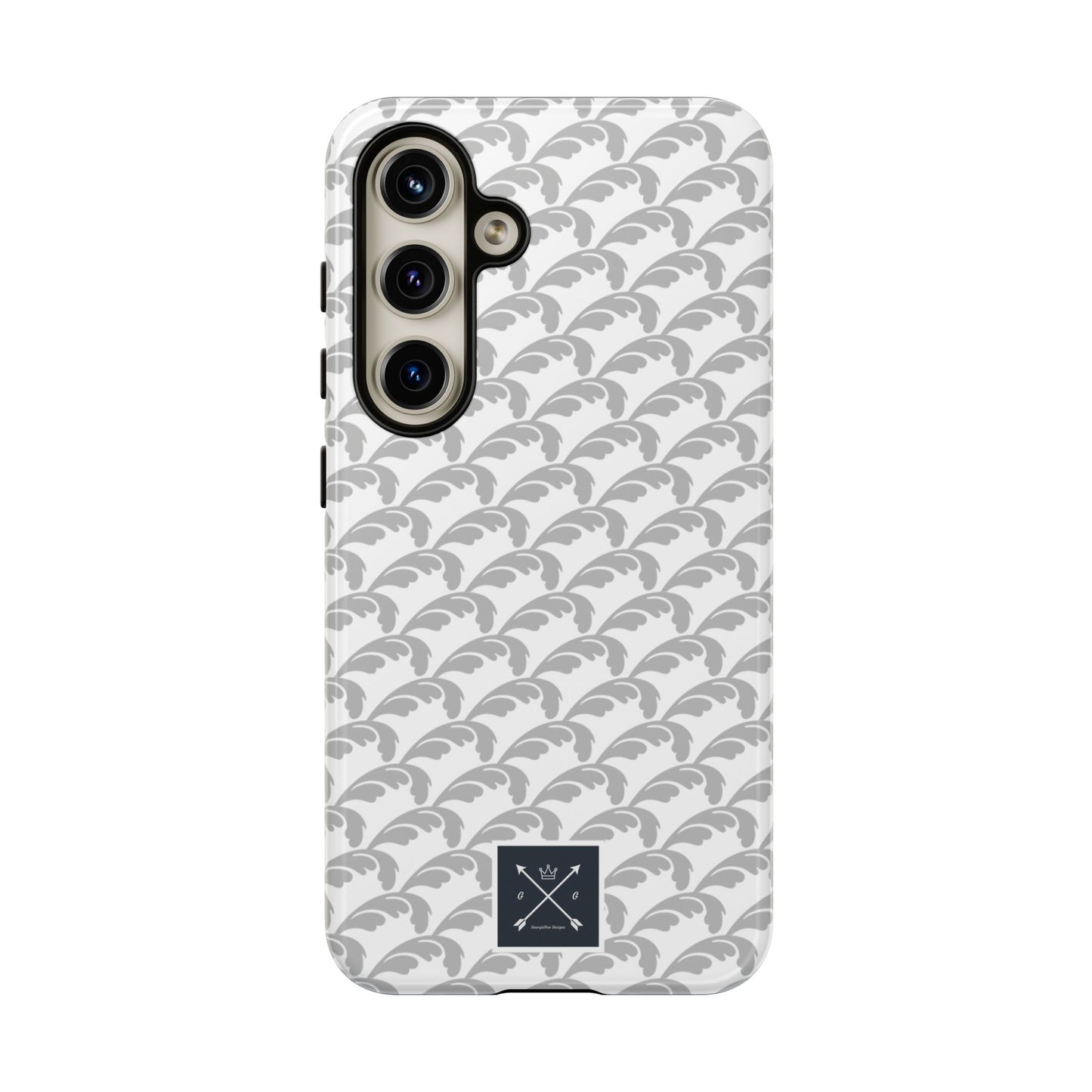 Beautiful Beloved Flourish (silver/white) - Tough Phone Cases