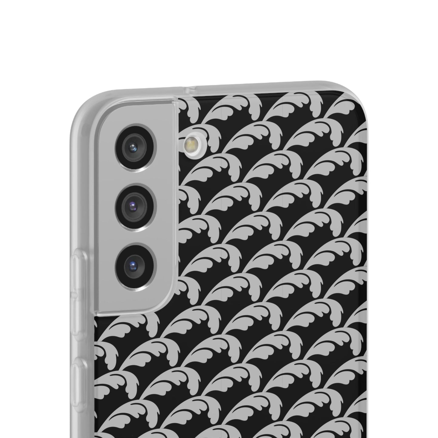Beautiful Beloved Flourish (silver/black) - Flexi Phone Cases