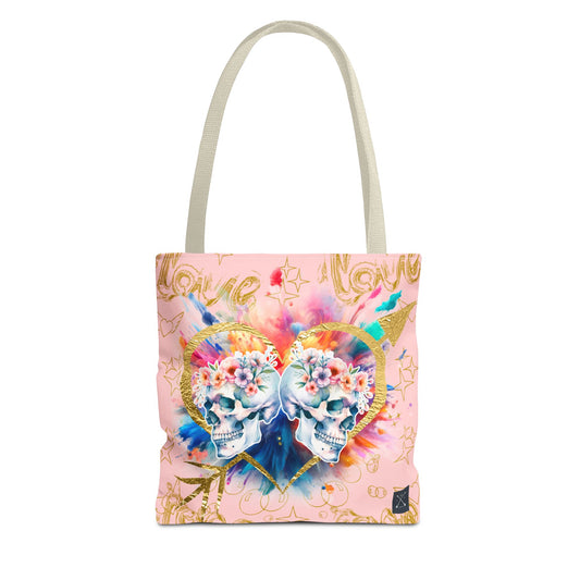 Love is Golden Watercolor (pink) - Tote Bag (AOP)