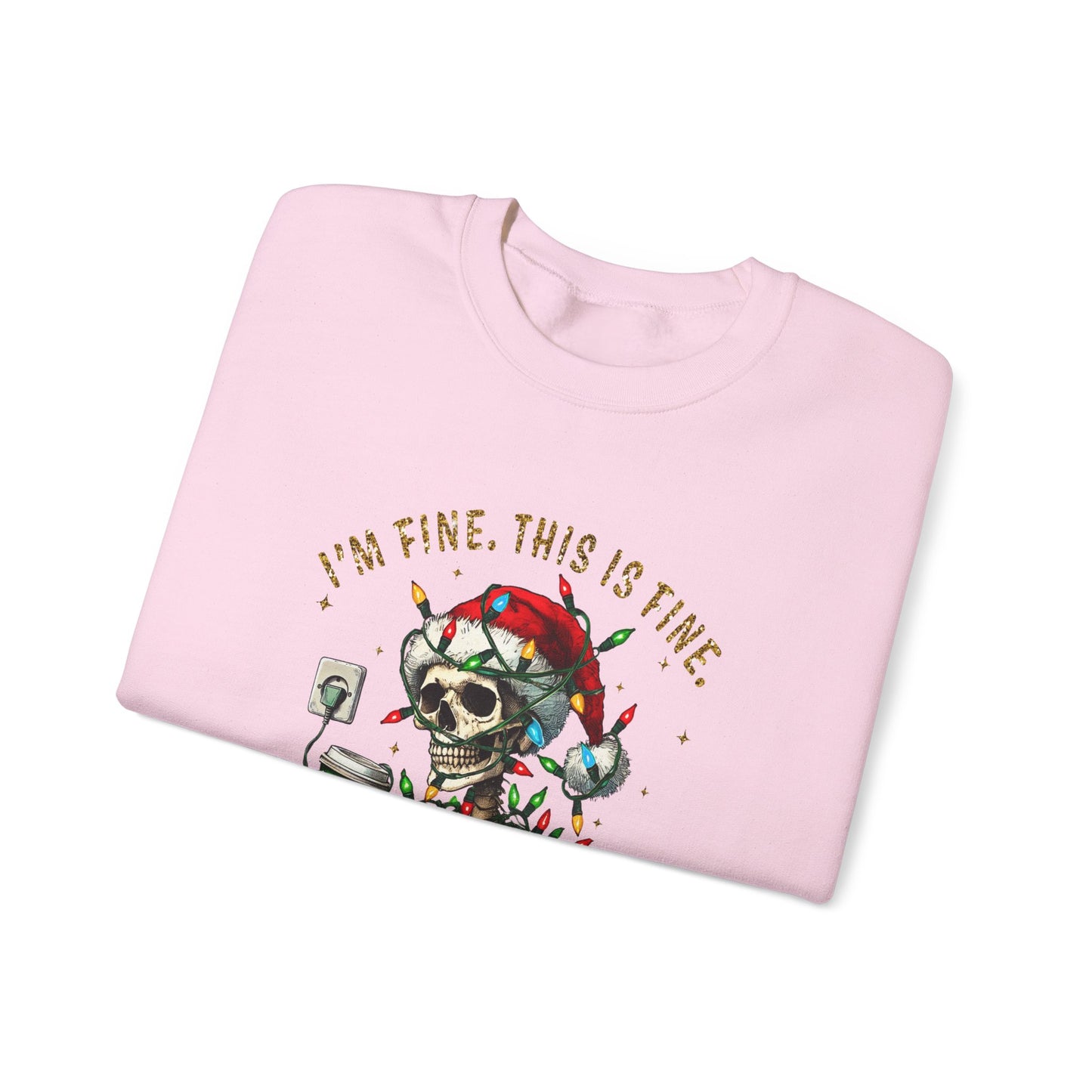 I'm Fine. This Is Fine. Everything Is Fine. - Unisex Heavy Blend™ Crewneck Sweatshirt