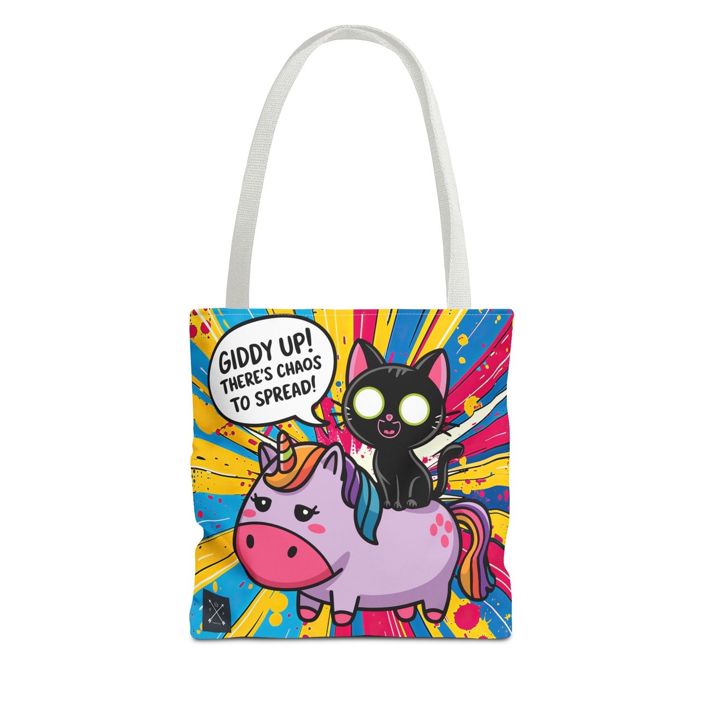 Giddy Up There's Chaos To Spread- Tote Bag