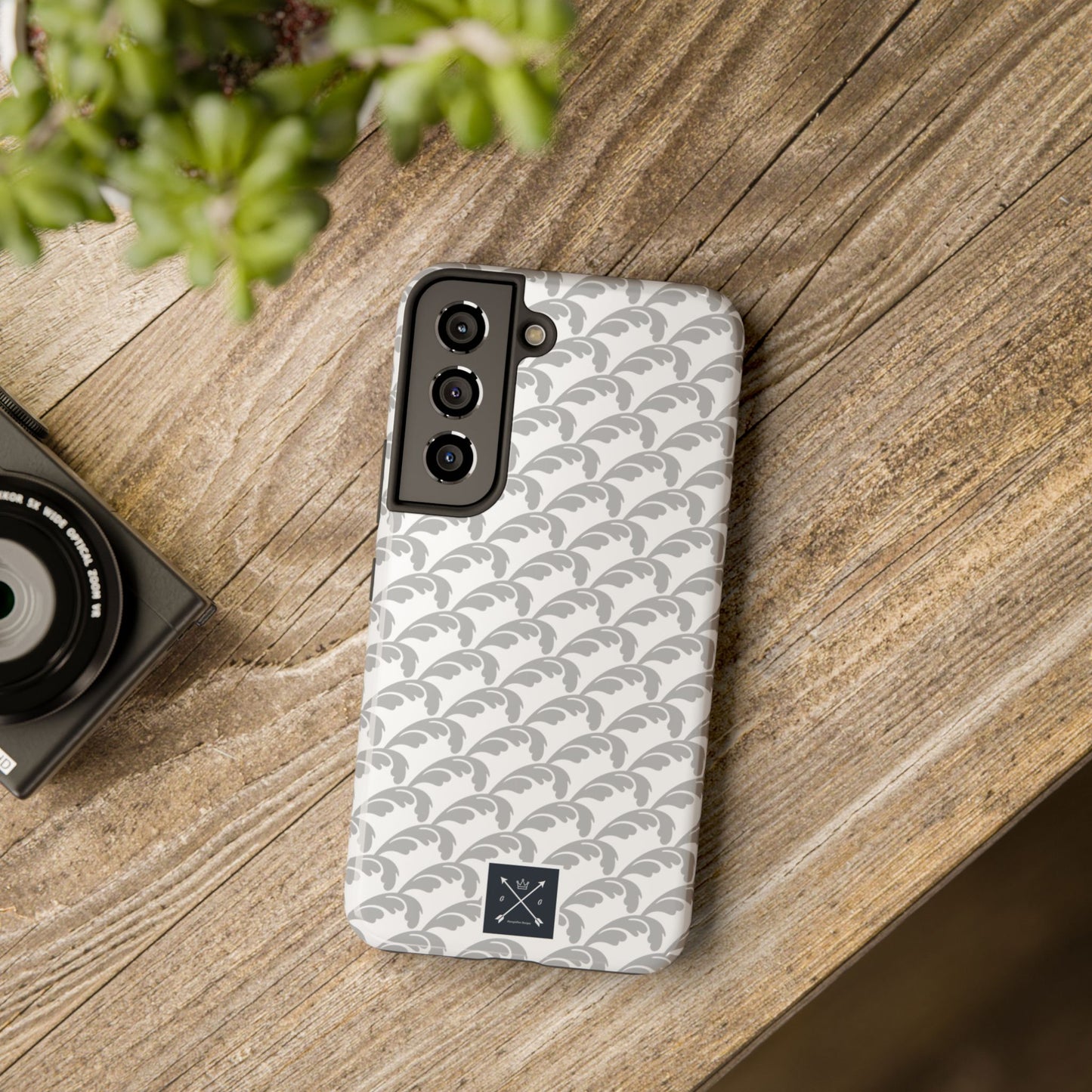 Beautiful Beloved Flourish (white/silver) - Tough Phone Cases