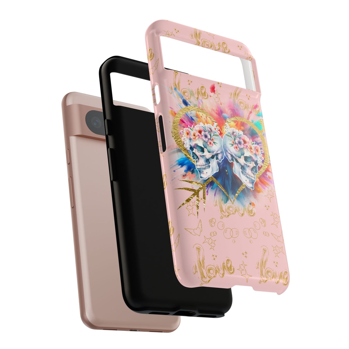 Love is Golden Watercolor (pink) - Tough Cases