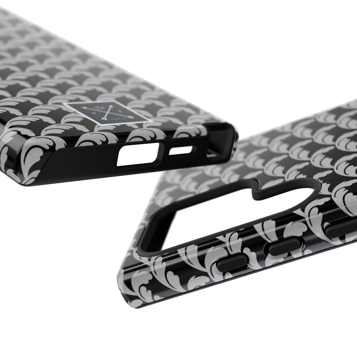 Beautiful Beloved One Flourish (black/silver) - Tough Phone Cases