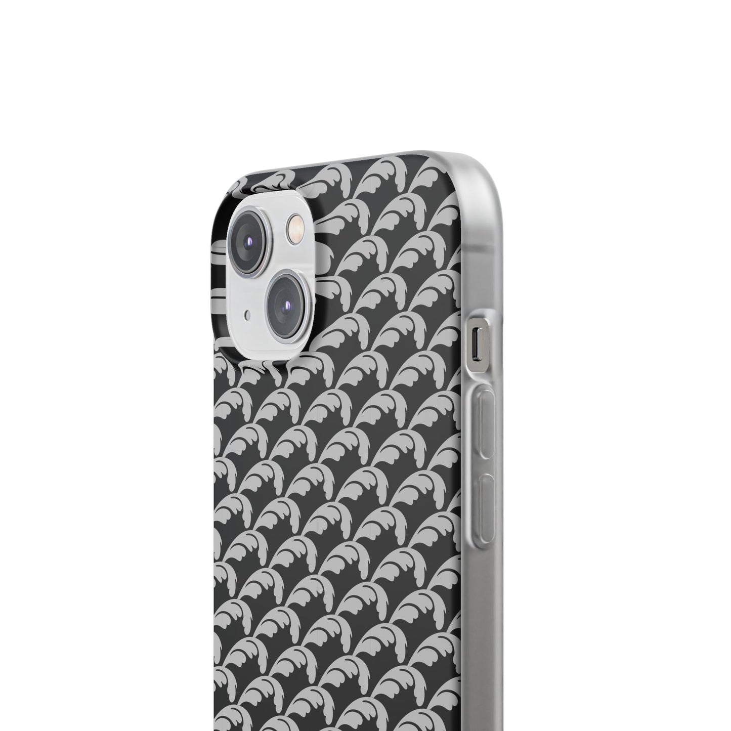 Beautiful Beloved Flourish (silver/black) - Flexi Phone Cases