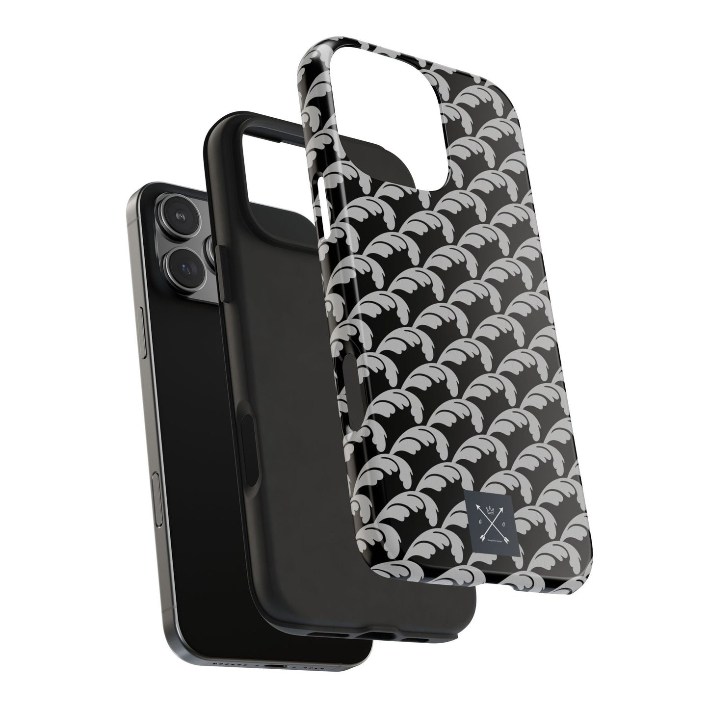 Beautiful Beloved One Flourish (silver/black) - Tough Phone Cases