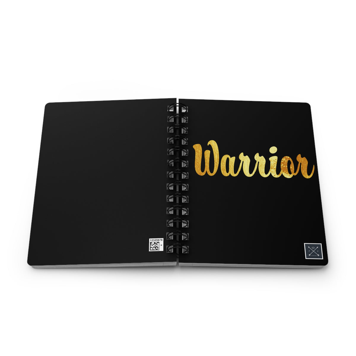 Gold and Bold Warrior - Spiral Notebook - Ruled Line