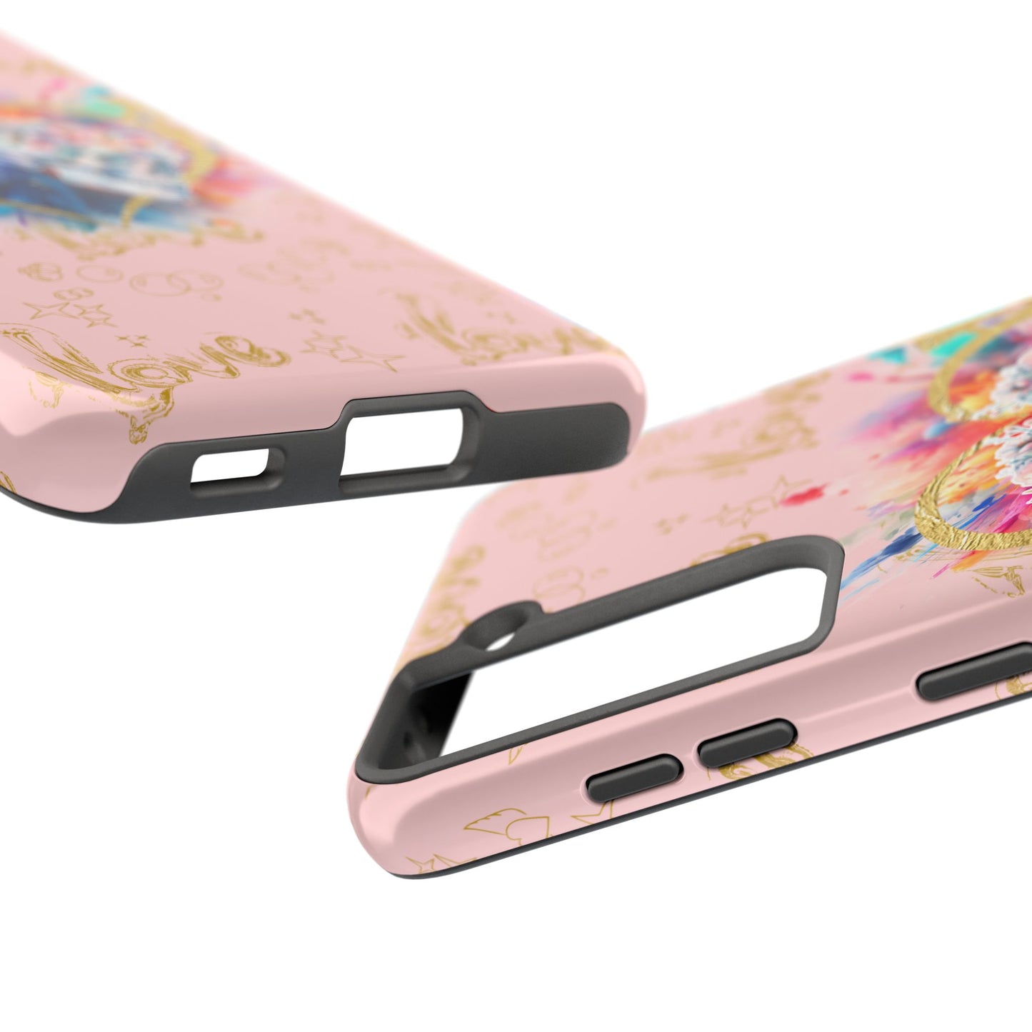 Love is Golden Watercolor (pink) - Tough Phone Cases
