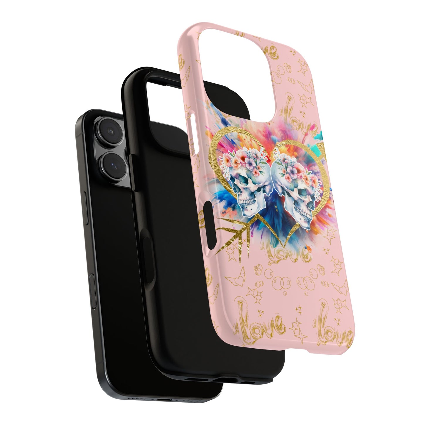 Love is Golden Watercolor (pink) - Tough Cases