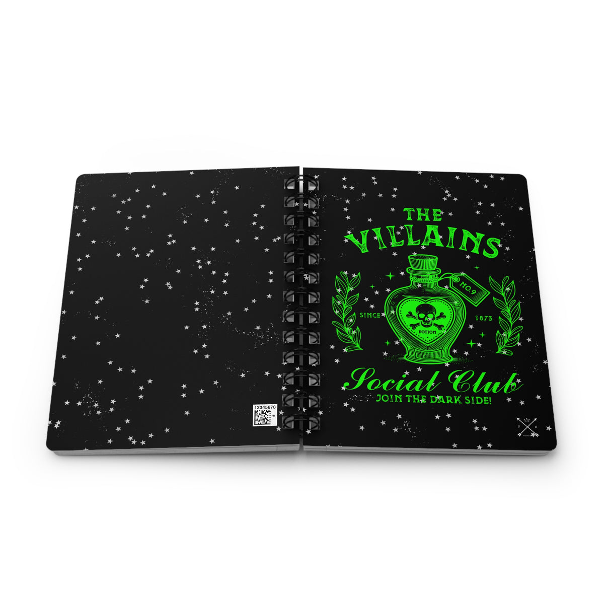 The Villains Social Club - Spiral Notebook - Ruled Line