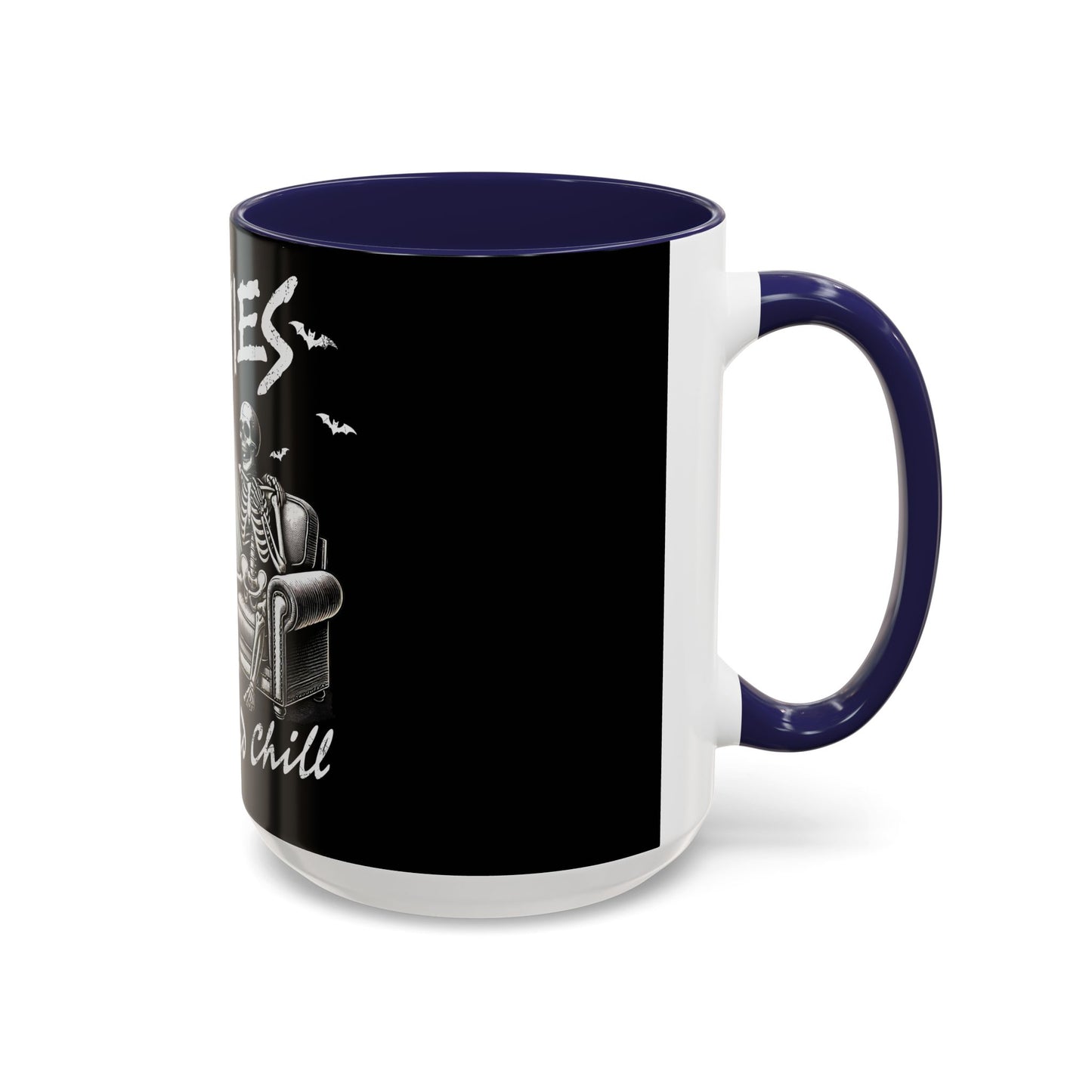 Horror Movies and Chill - Accent Coffee Mug (11, 15oz)