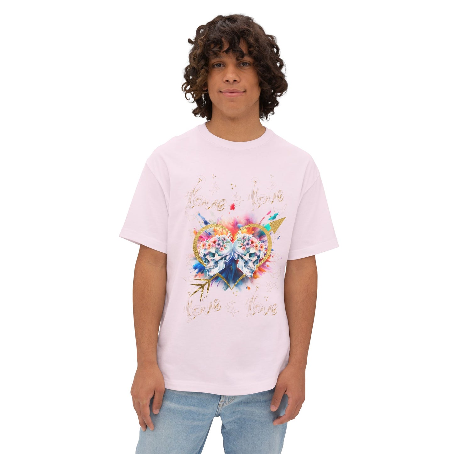 Love is Golden - Unisex Oversized Boxy Tee