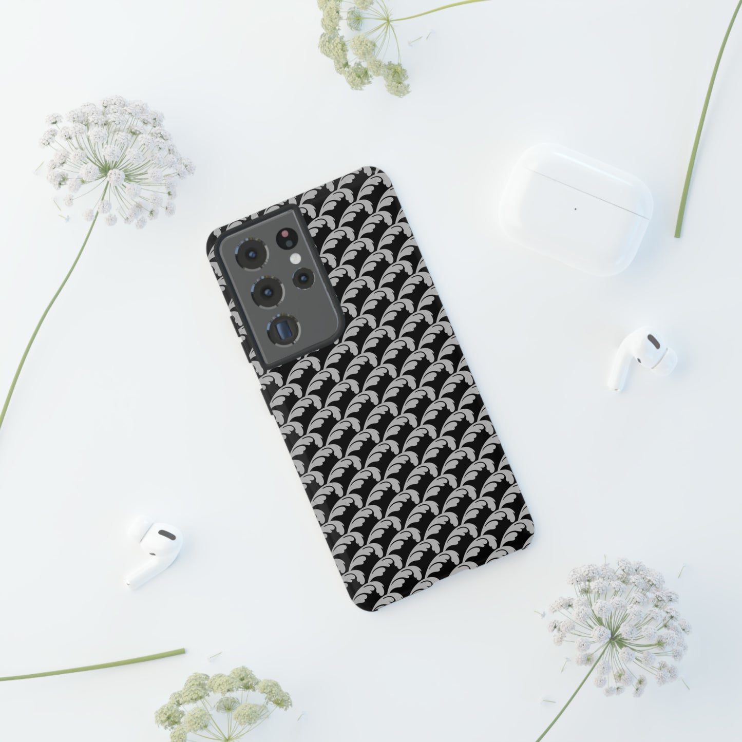 Beautiful Beloved One Flourish (black/silver) - Tough Phone Cases