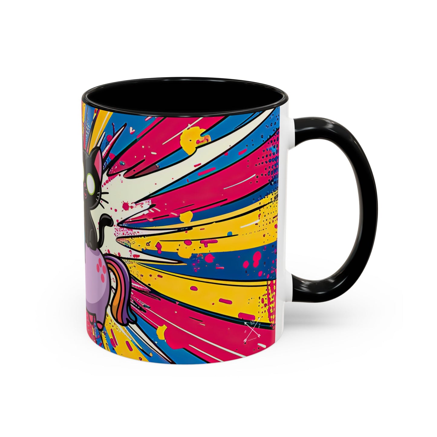 Giddy Up There's Chaos To Spread, Unicorn Cat Design - (11oz or 15oz) Coffee Mug