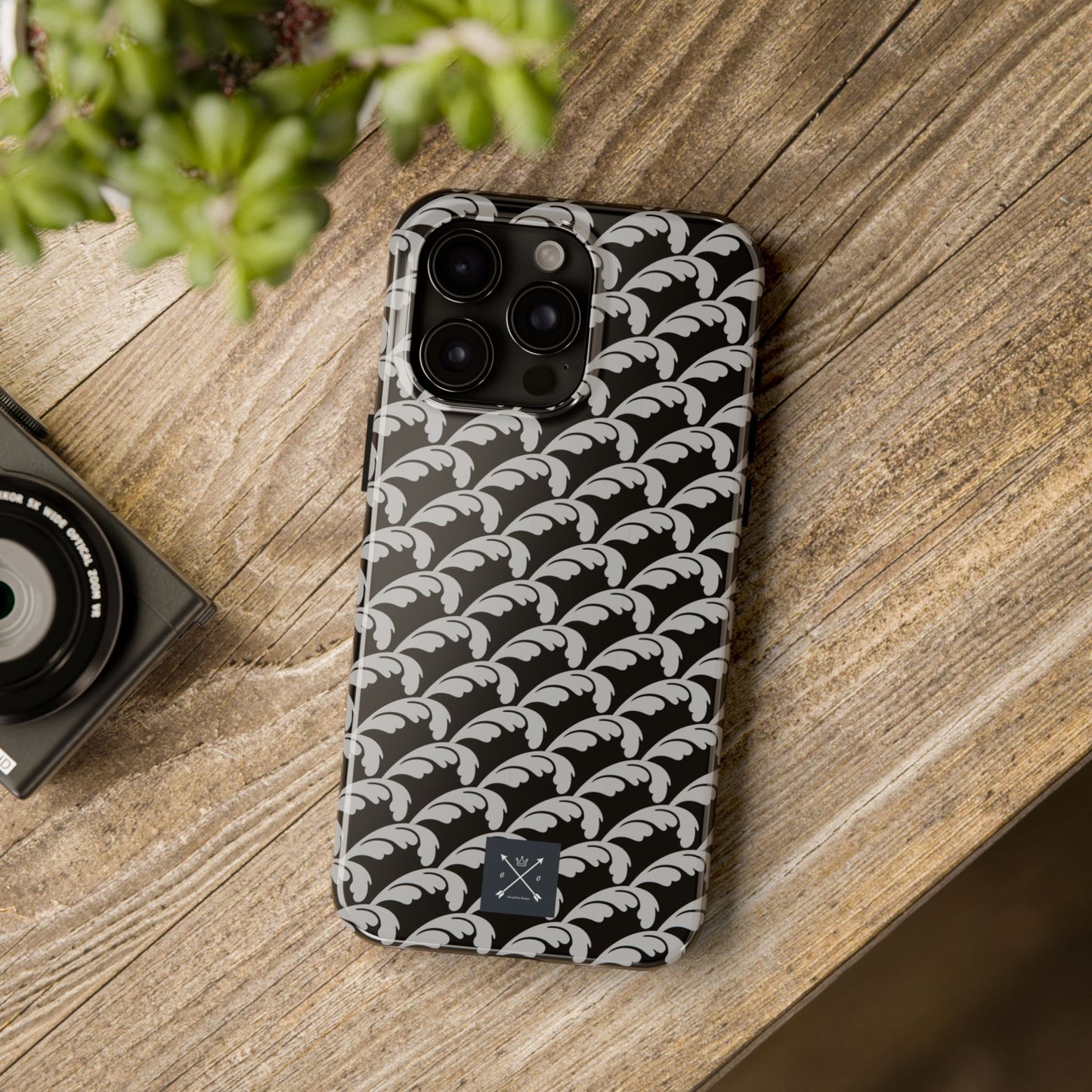Beautiful Beloved One Flourish (silver/black) - Tough Phone Cases