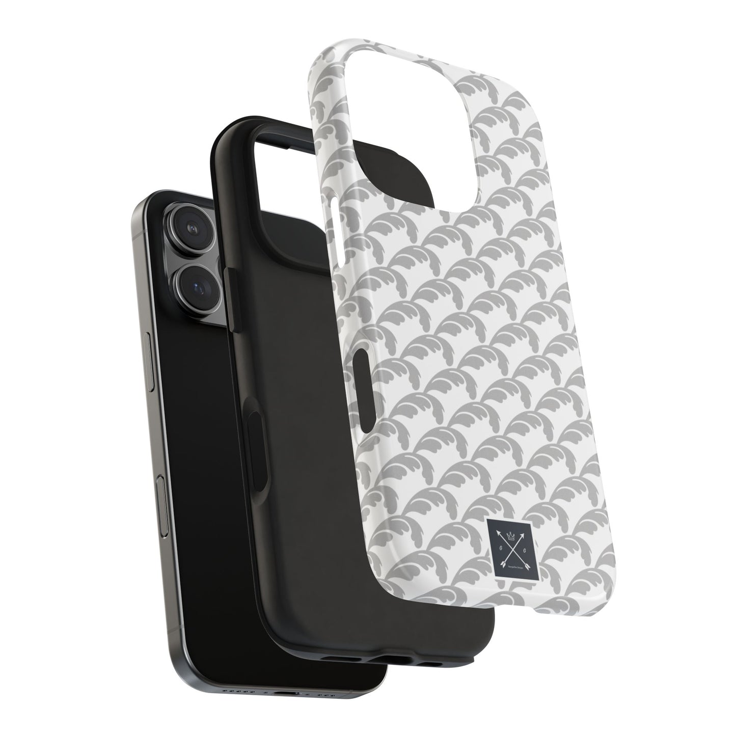 Beautiful Beloved Flourish (white/silver) - Tough Phone Cases