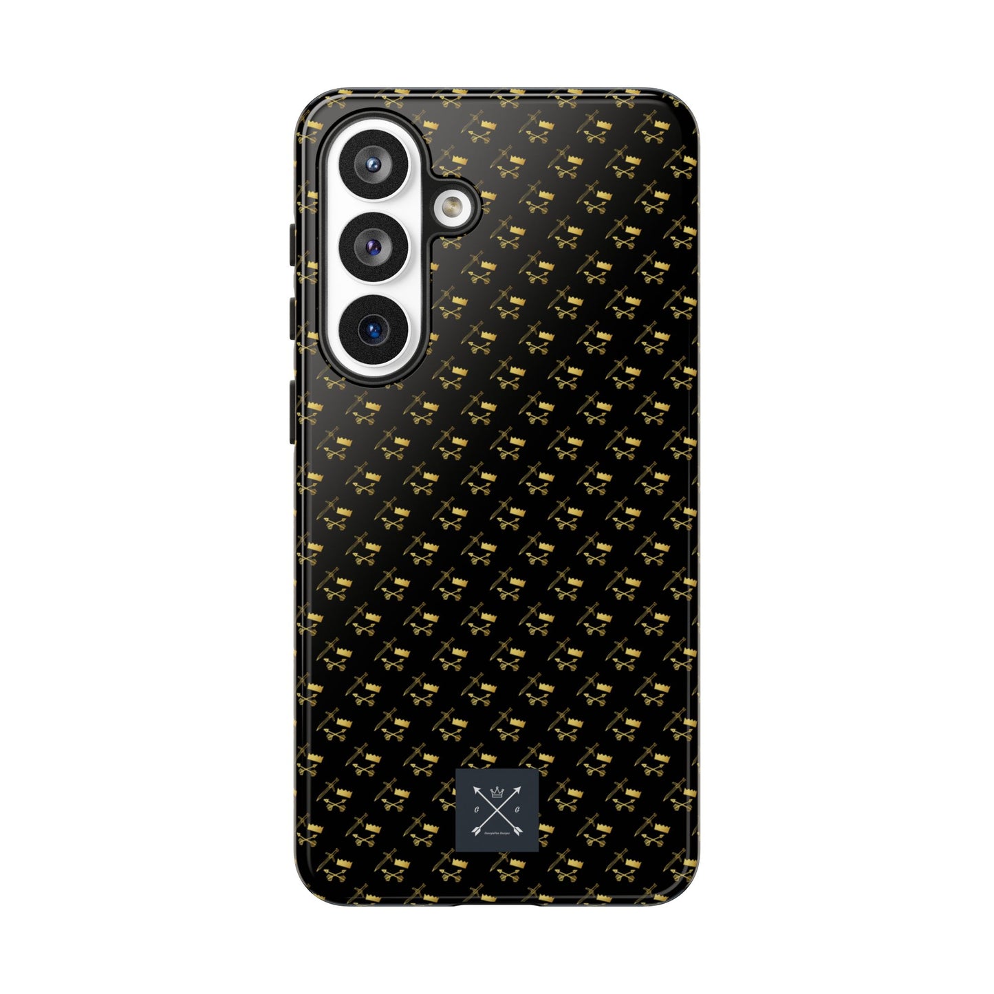 Gold and Bold Warrior Pattern - Tough Phone Cases