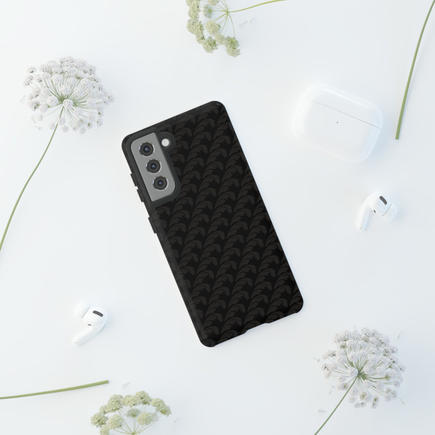 Beautiful Beloved One Flourish (black/black) - Tough Phone Cases