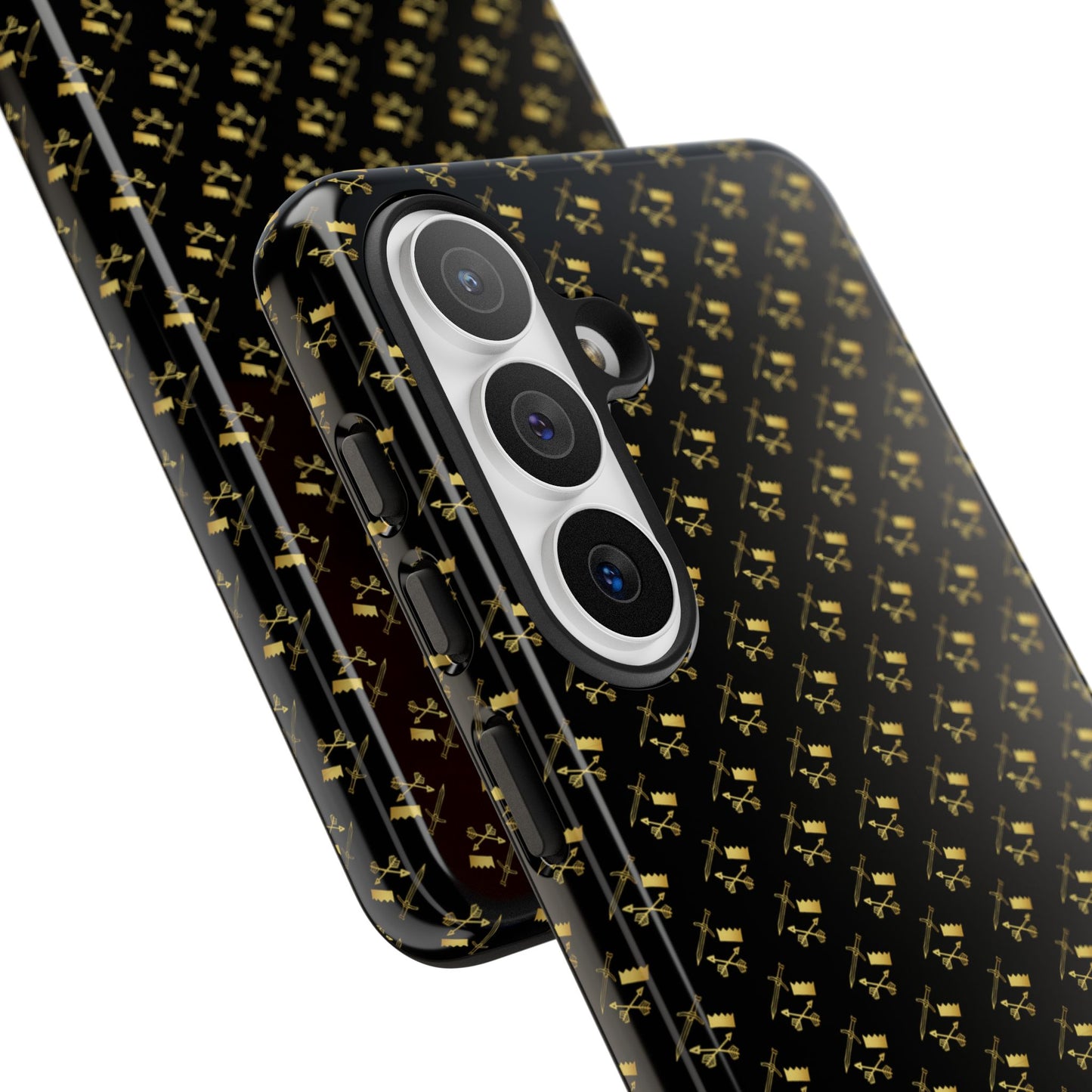 Gold and Bold Warrior Pattern - Tough Phone Cases