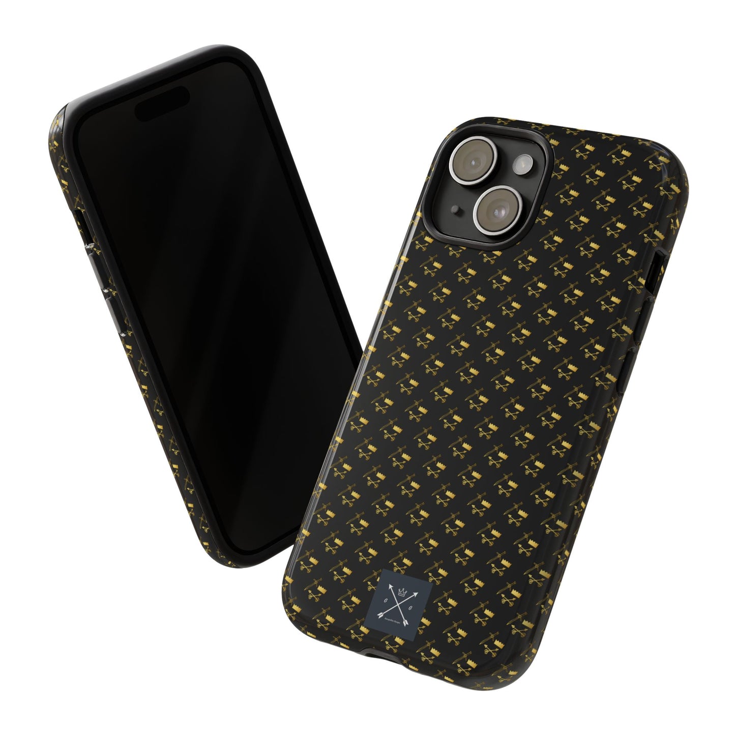 Gold and Bold Warrior Pattern - Tough Phone Cases