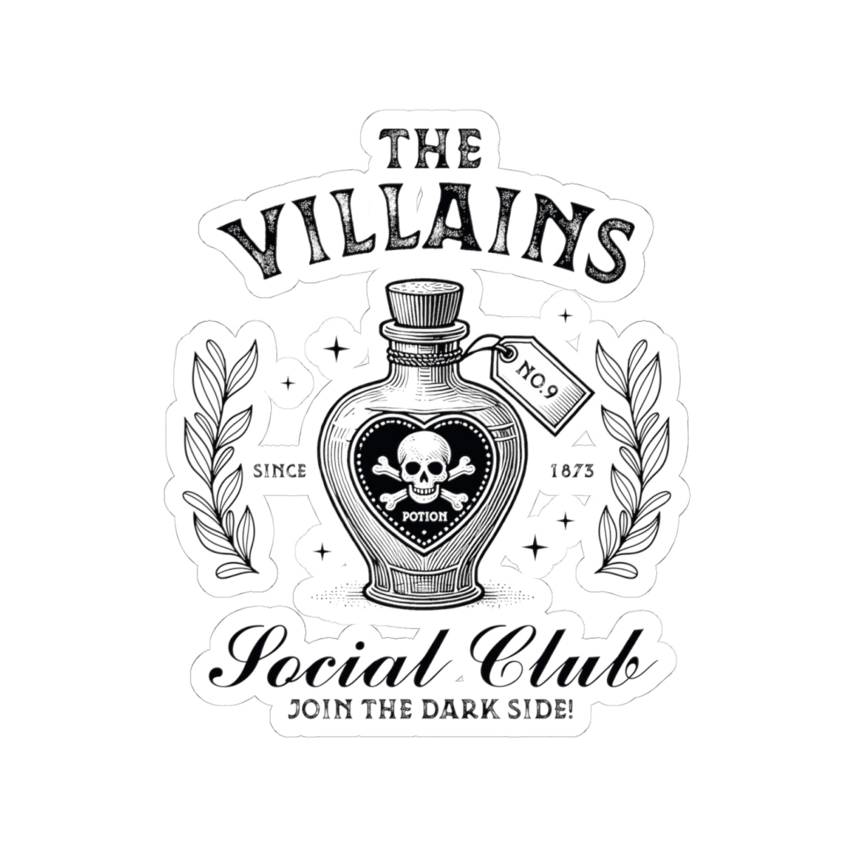 The Villains Social Club - Kiss-Cut Stickers