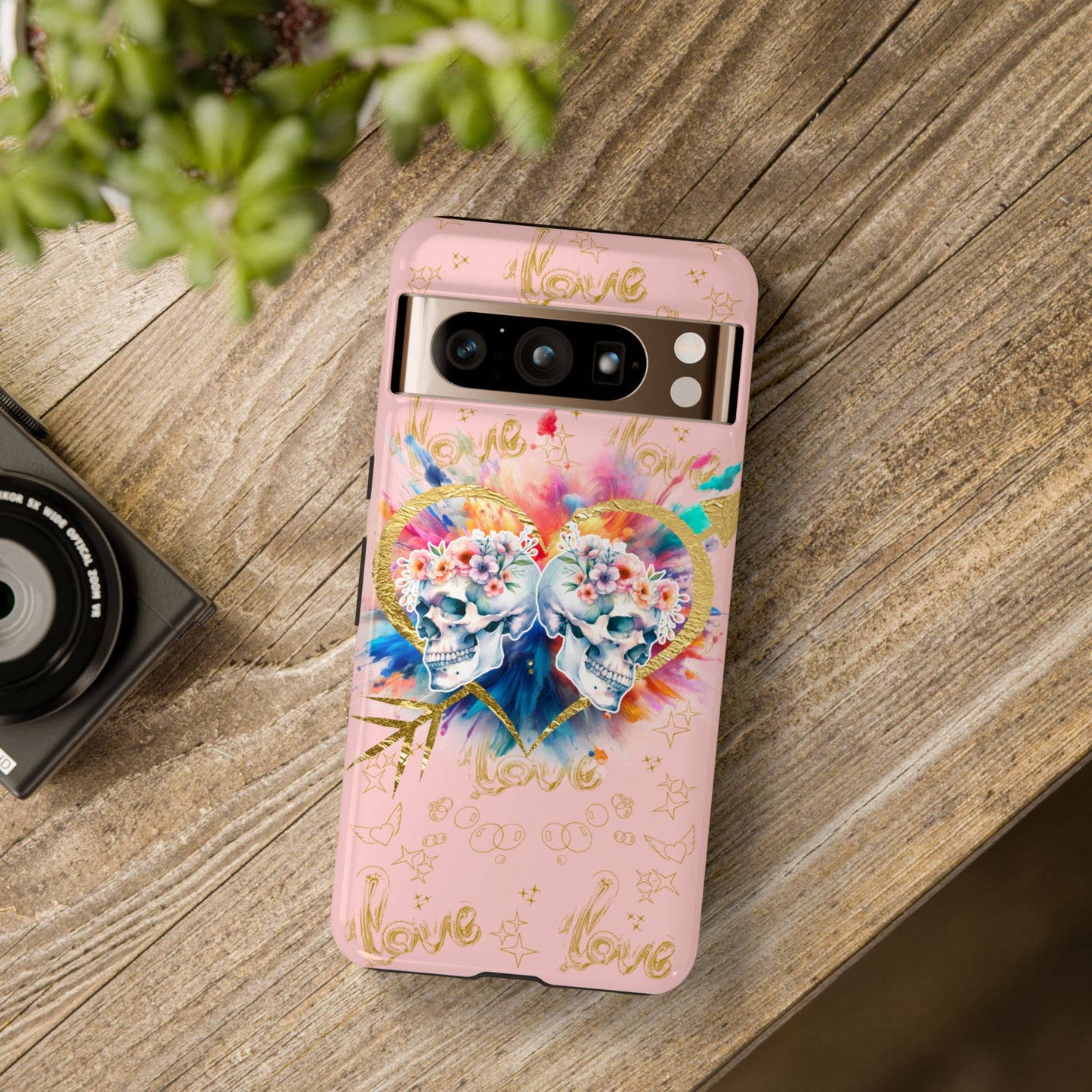 Love is Golden Watercolor (pink) - Tough Cases