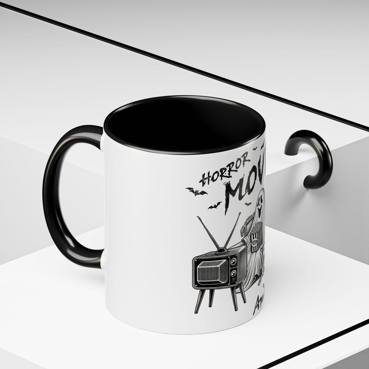 Horror Movies and Chill - Accent Coffee Mug (11, 15oz)