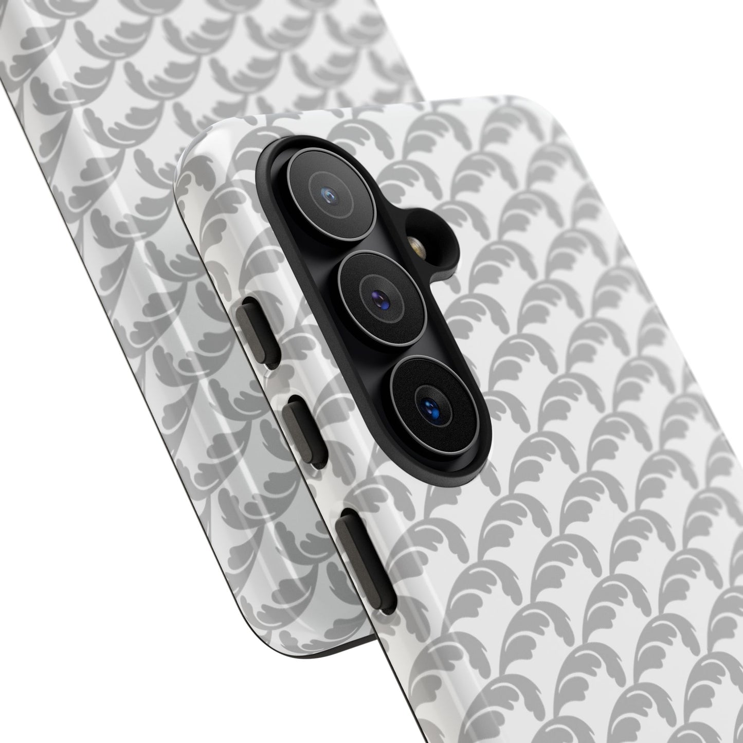 Beautiful Beloved Flourish (silver/white) - Tough Phone Cases