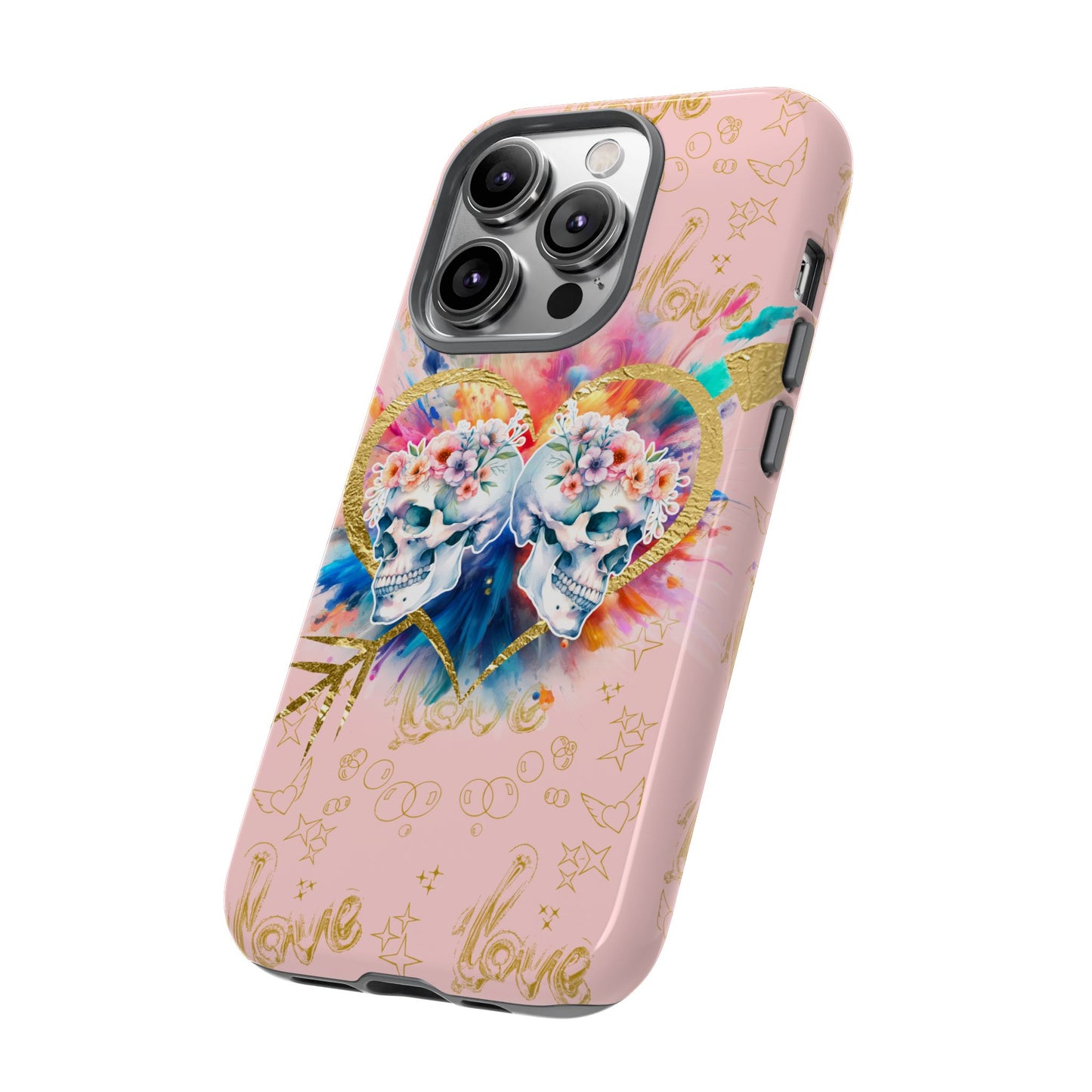 Love is Golden Watercolor (pink) - Tough Cases