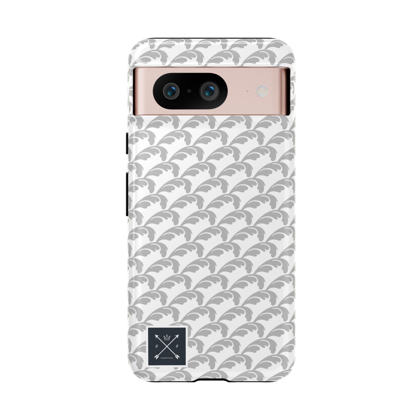 Beautiful Beloved Flourish (silver/white) - Tough Phone Cases