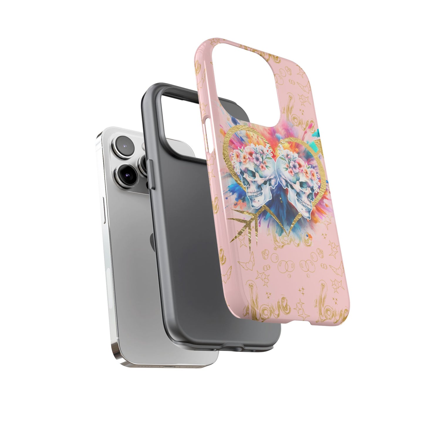 Love is Golden Watercolor (pink) - Tough Cases