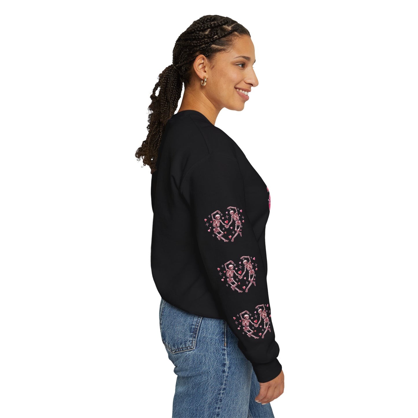 Dancing Skeleton Lovers - Crewneck Sweatshirt