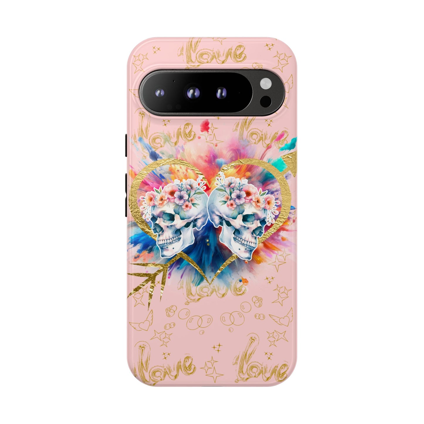 Love is Golden Watercolor (pink) - Tough Cases