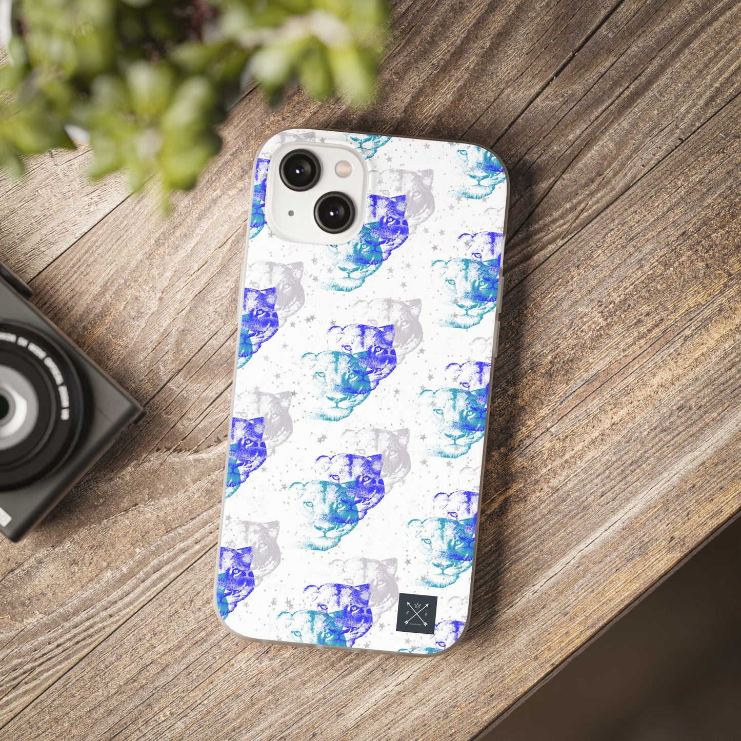 Lioness Arising (white/blue) - Flexi Phone Cases