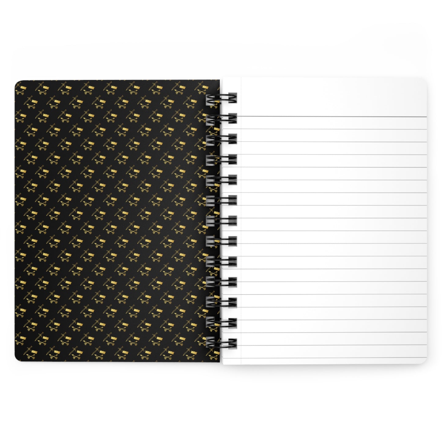 Gold and Bold Warrior - Spiral Notebook - Ruled Line