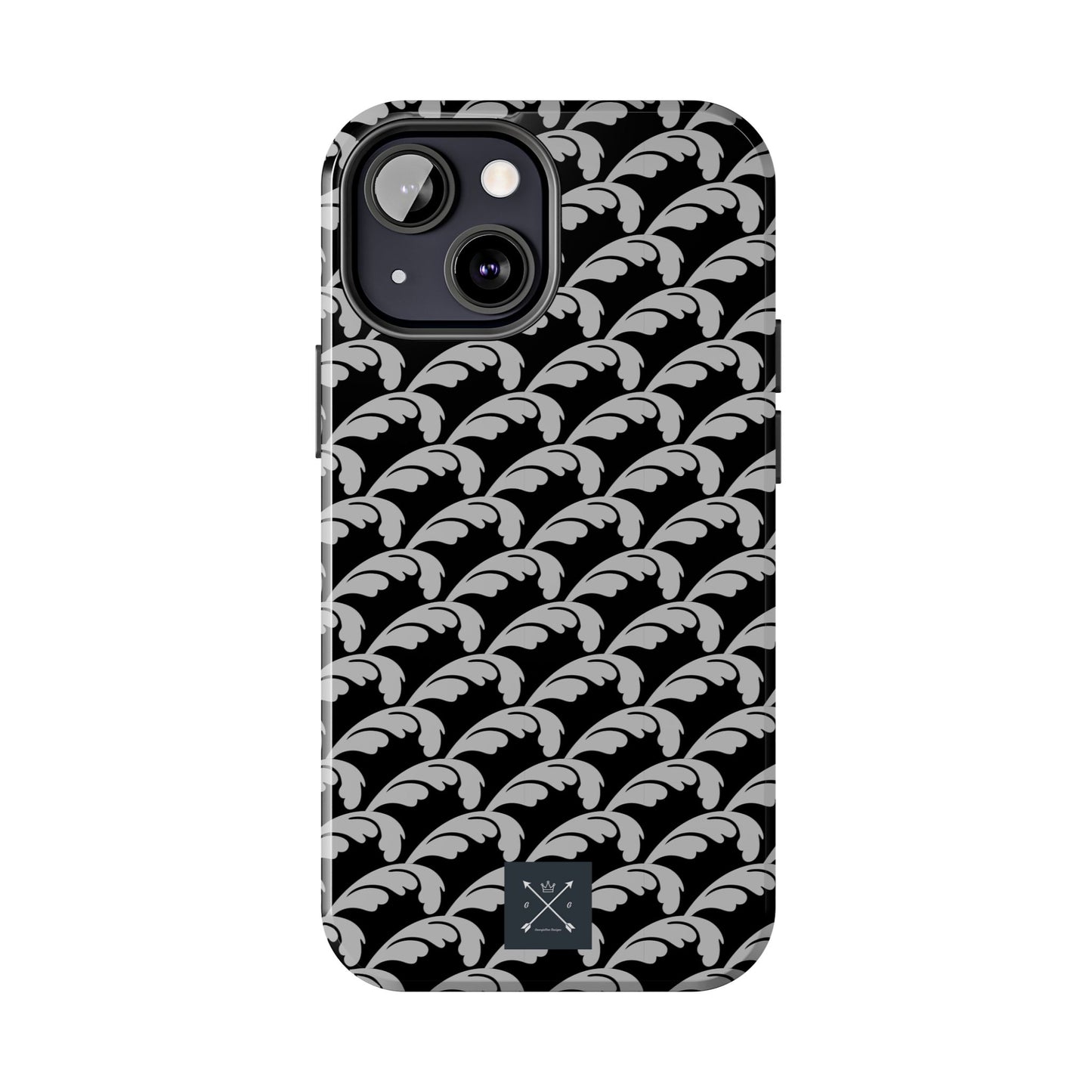 Beautiful Beloved One Flourish (silver/black) - Tough Phone Cases