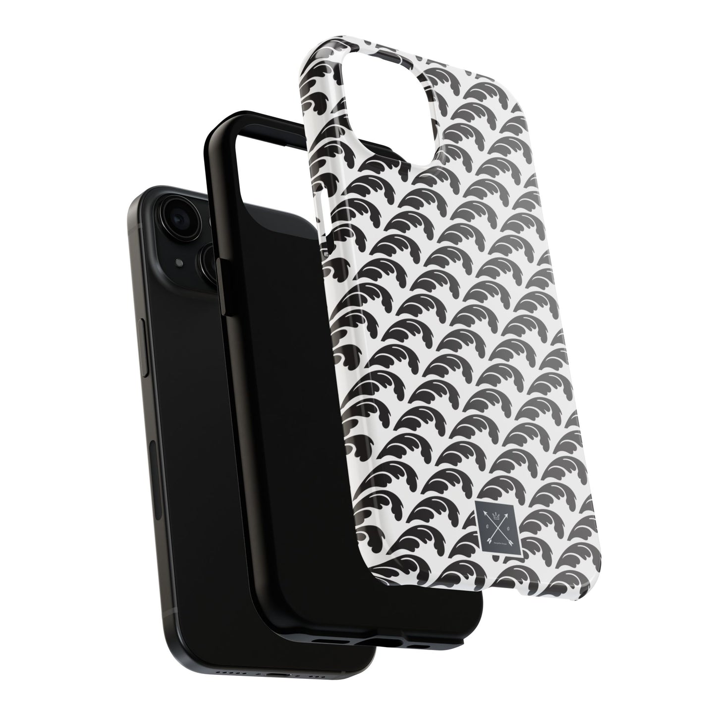 Beautiful Beloved One Flourish (black/white) - Tough Phone Cases