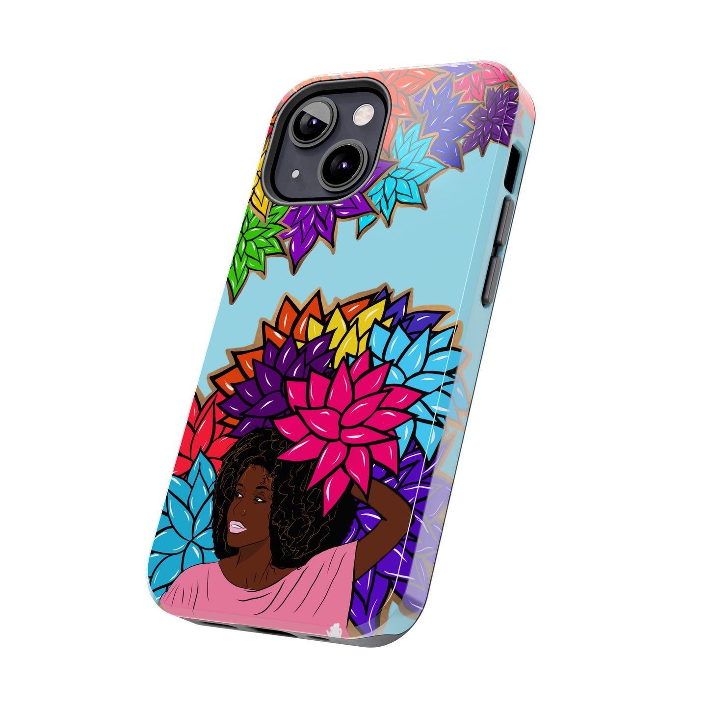 Beauty with Flowers - Tough Phone Cases