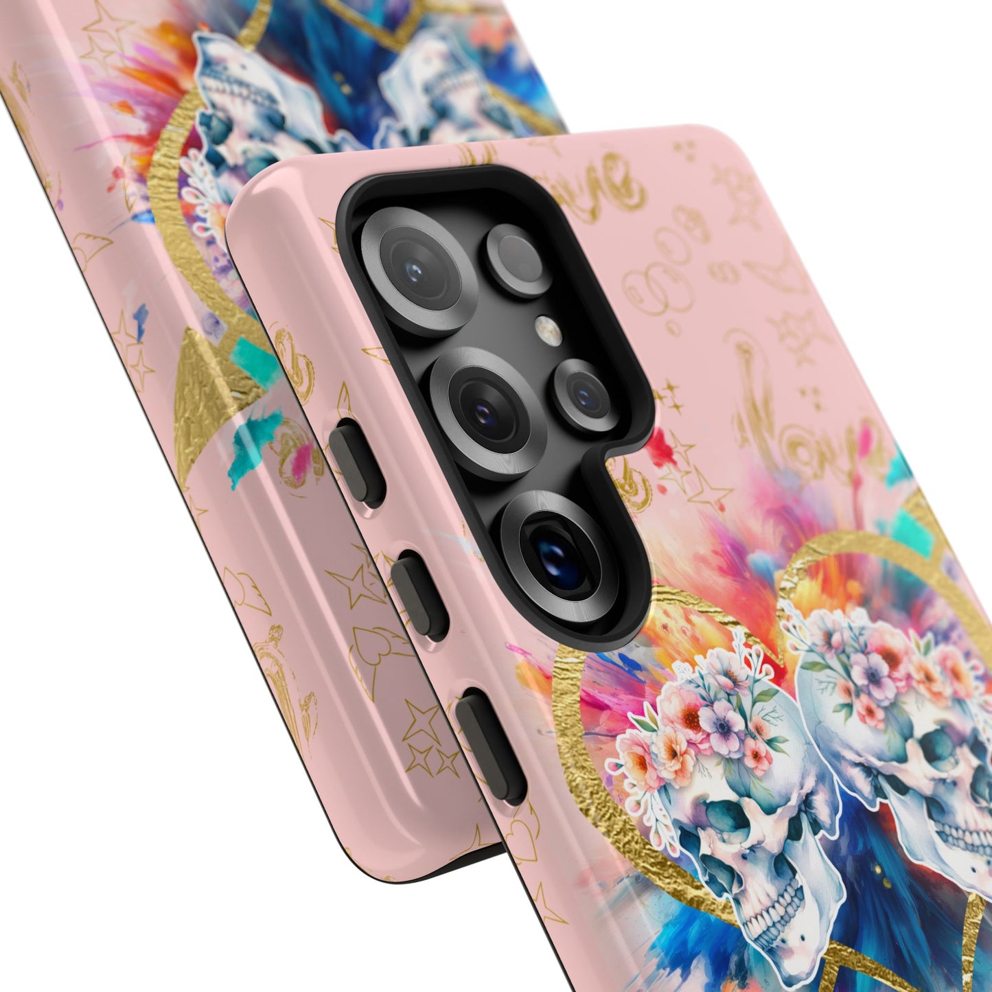 Love is Golden Watercolor (pink) - Tough Cases