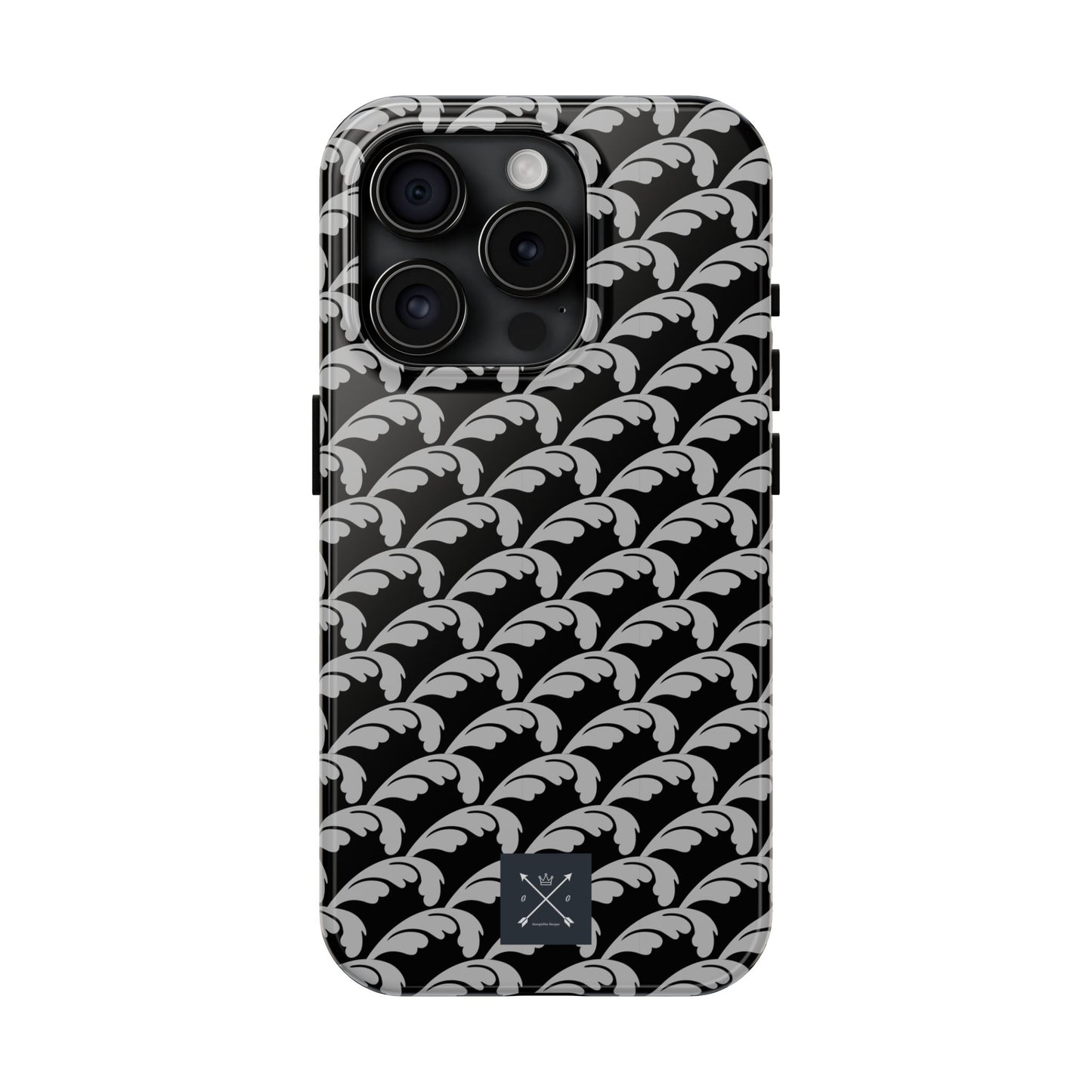 Beautiful Beloved One Flourish (silver/black) - Tough Phone Cases