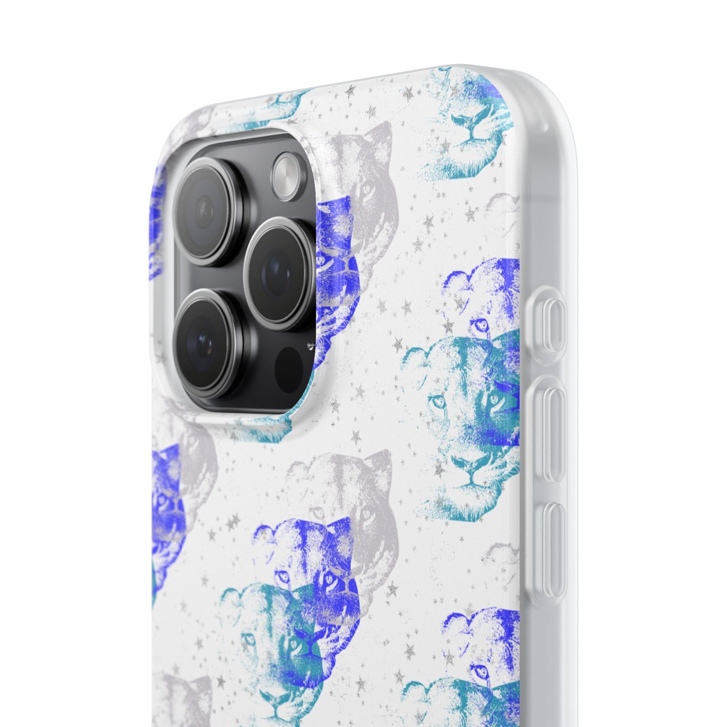 Lioness Arising (white/blue) - Flexi Phone Cases