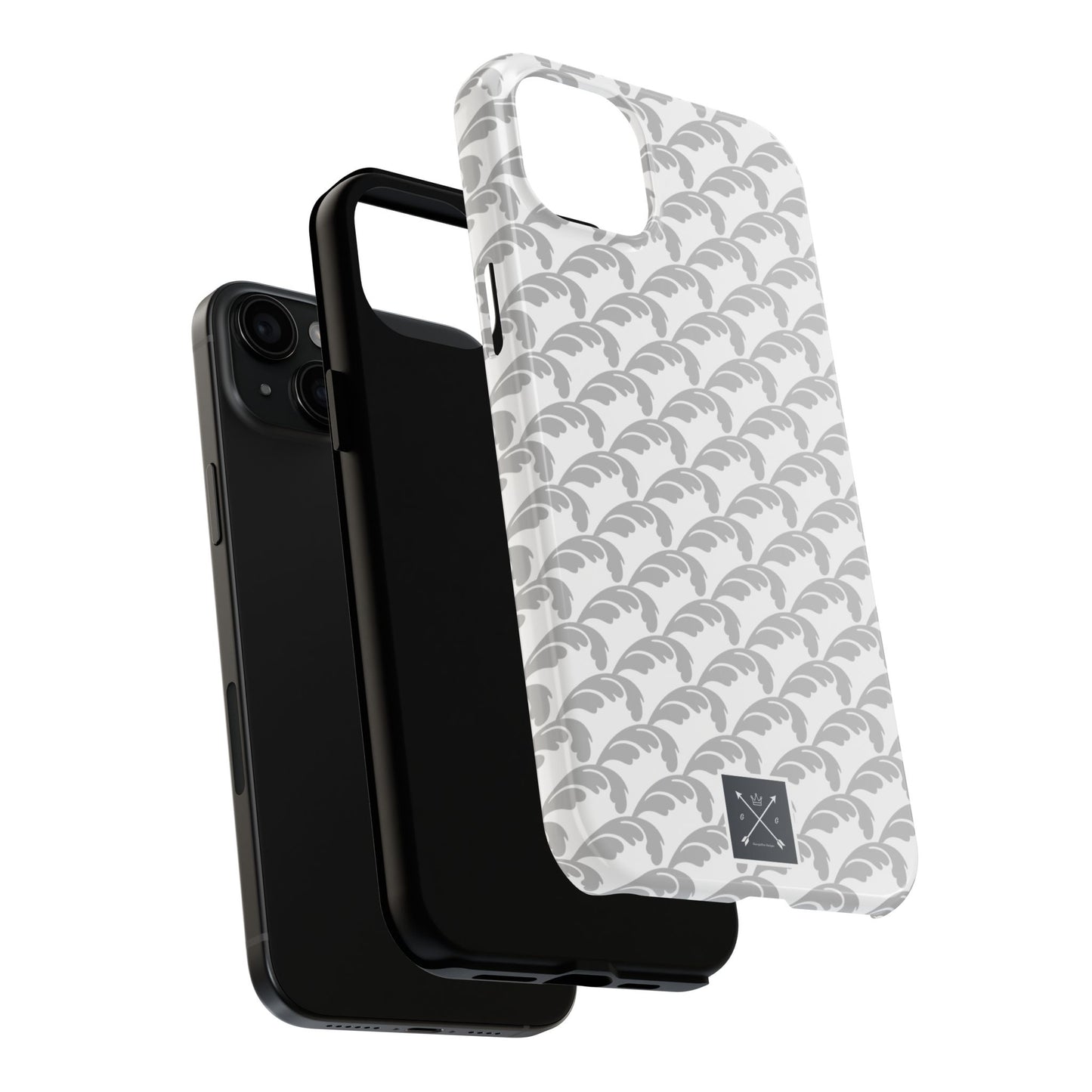 Beautiful Beloved Flourish (white/silver) - Tough Phone Cases