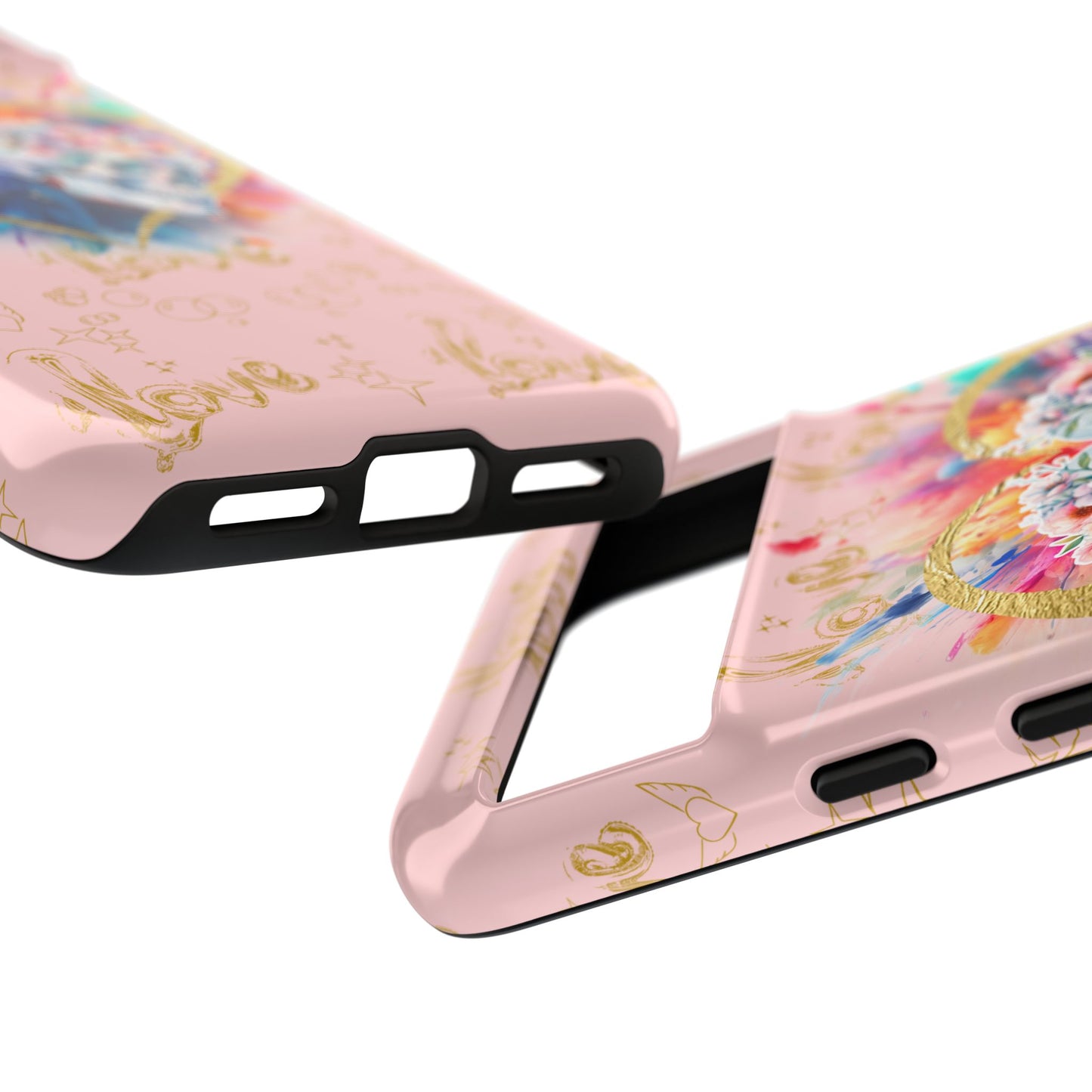 Love is Golden Watercolor (pink) - Tough Cases