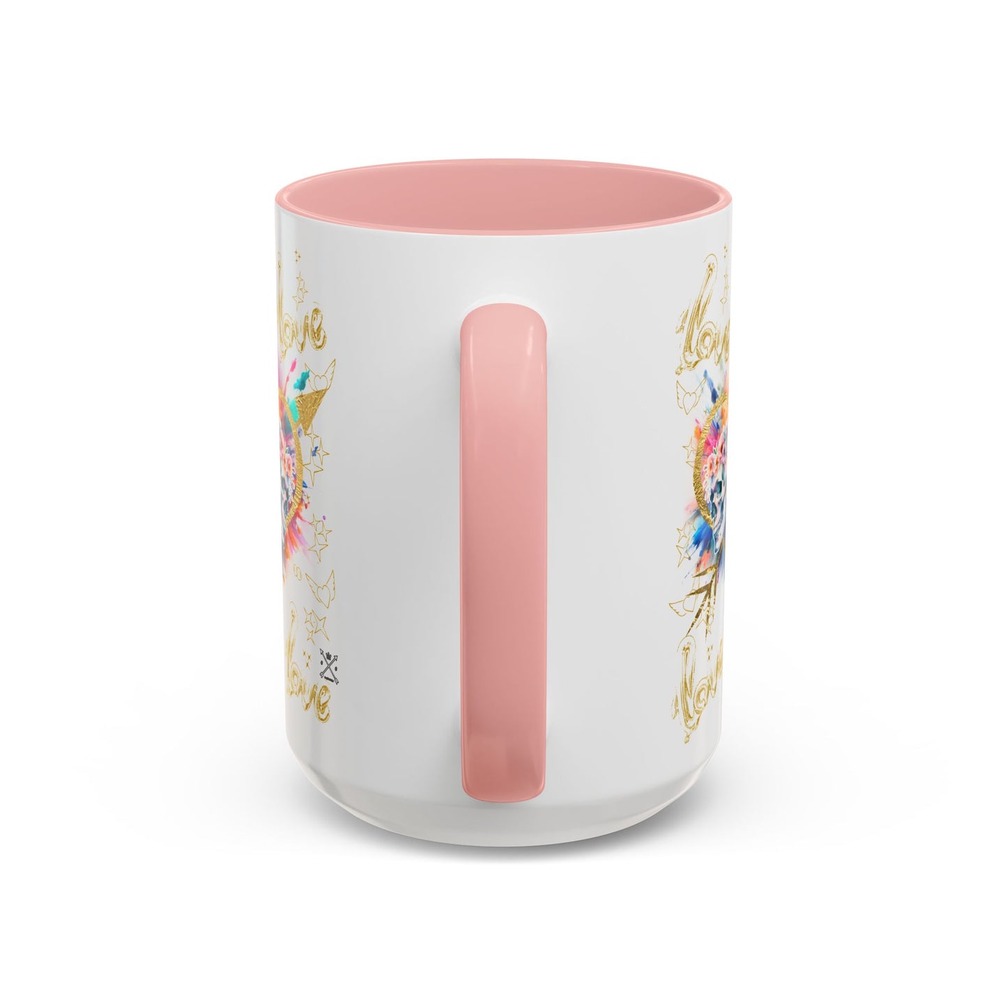 Love is Golden Watercolor - Accent Coffee Mug (11, 15oz)