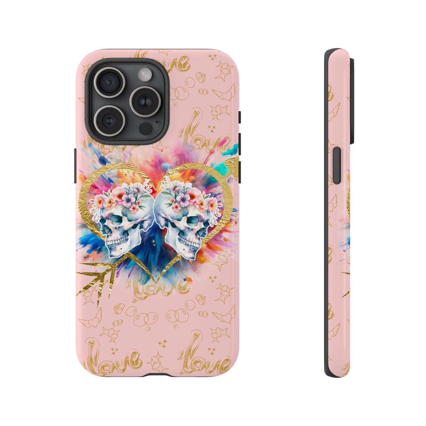 Love is Golden Watercolor (pink) - Tough Cases